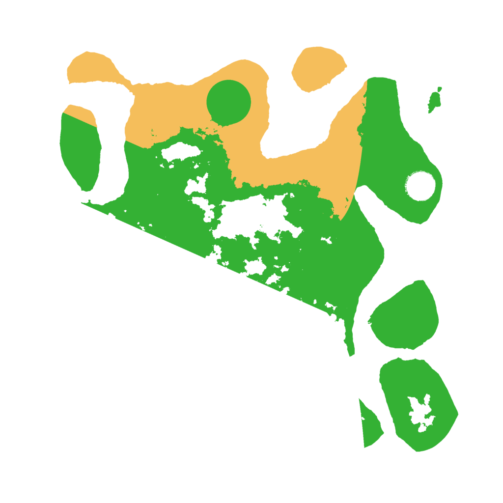 Biome Rust Map: Barren, Size: 3000, Seed: 500