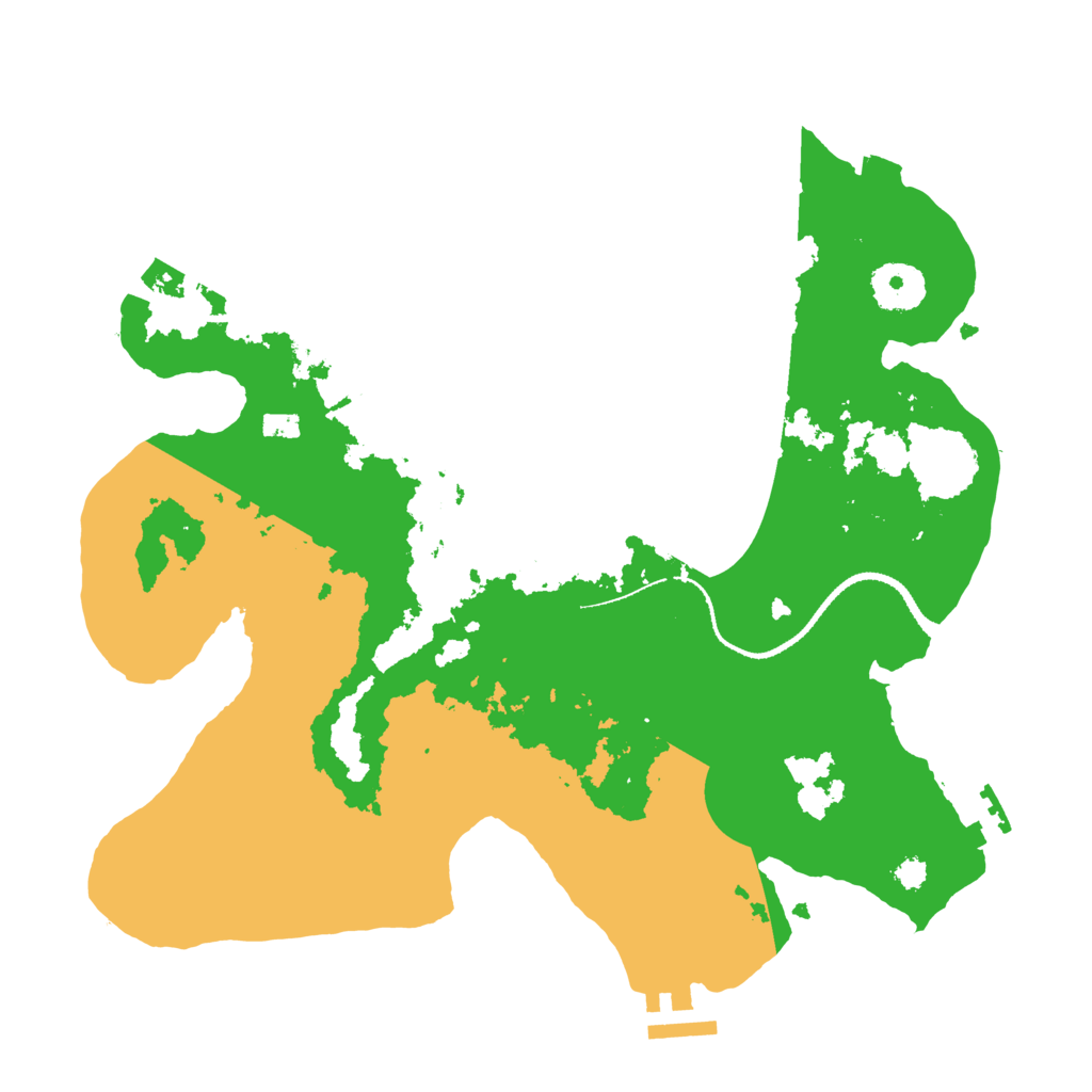 Biome Rust Map: Procedural Map, Size: 3200, Seed: 97011550