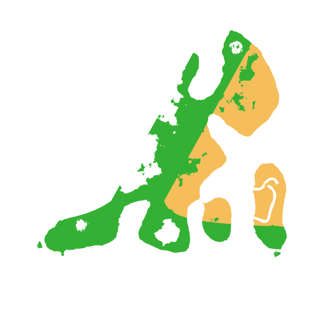 Biome Rust Map: Procedural Map, Size: 2500, Seed: 712