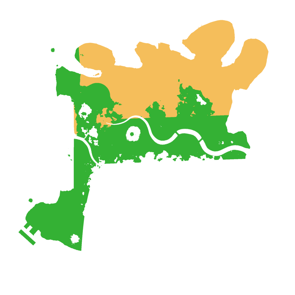 Biome Rust Map: Procedural Map, Size: 3000, Seed: 1472312815