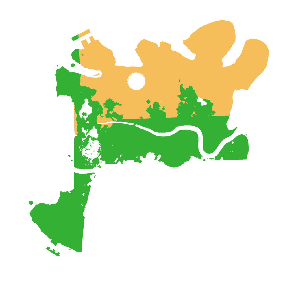 Biome Rust Map: Procedural Map, Size: 3000, Seed: 1472312815