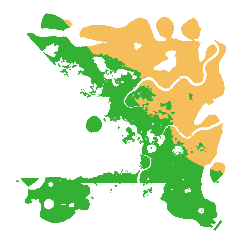 Biome Rust Map: Procedural Map, Size: 4250, Seed: 105681
