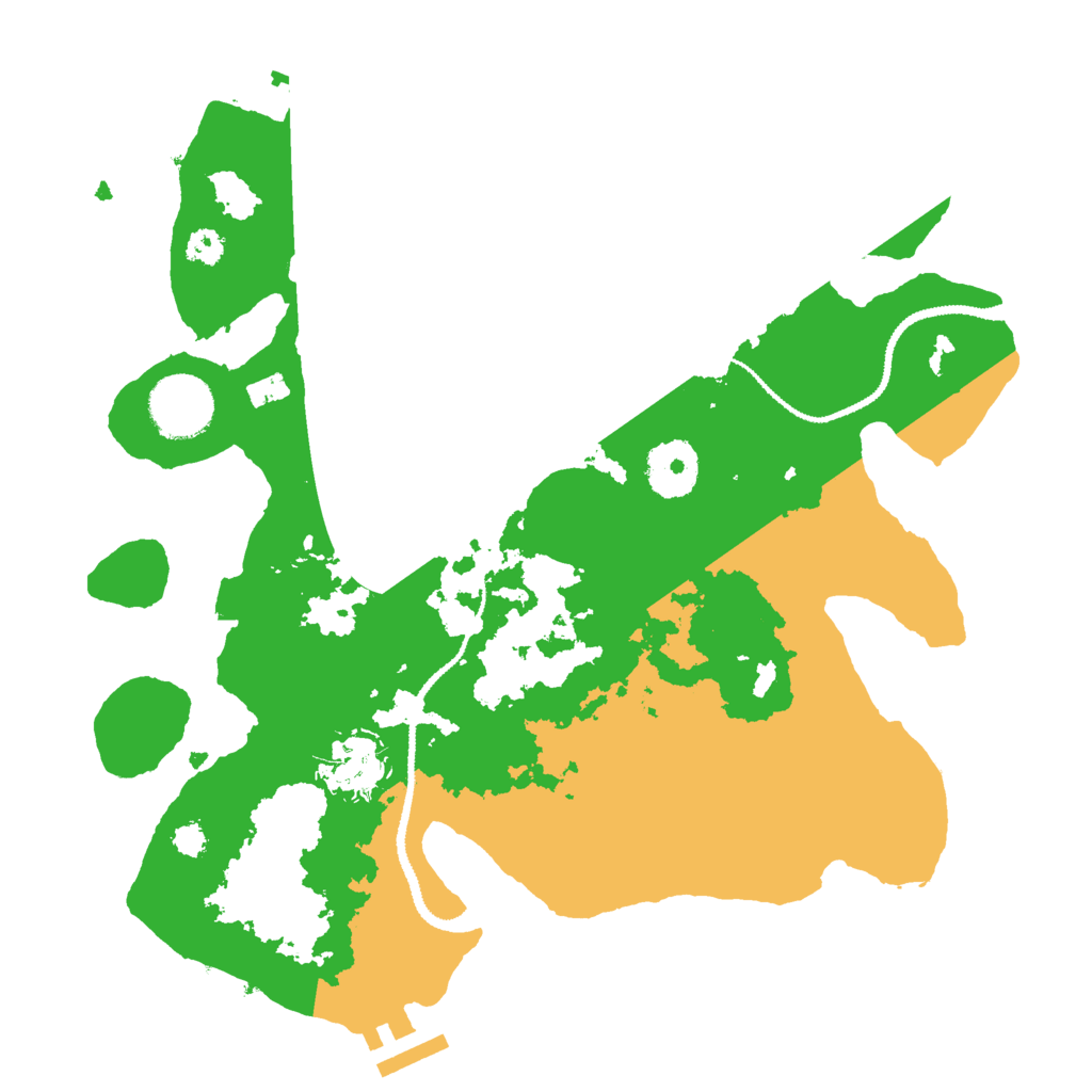 Biome Rust Map: Procedural Map, Size: 3000, Seed: 428232821