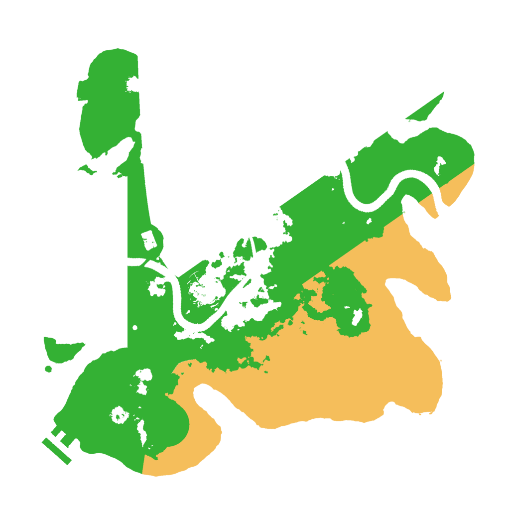 Biome Rust Map: Procedural Map, Size: 3000, Seed: 428232821