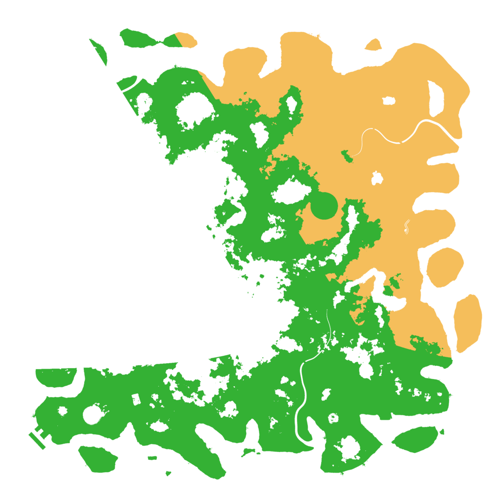 Biome Rust Map: Procedural Map, Size: 4850, Seed: 806