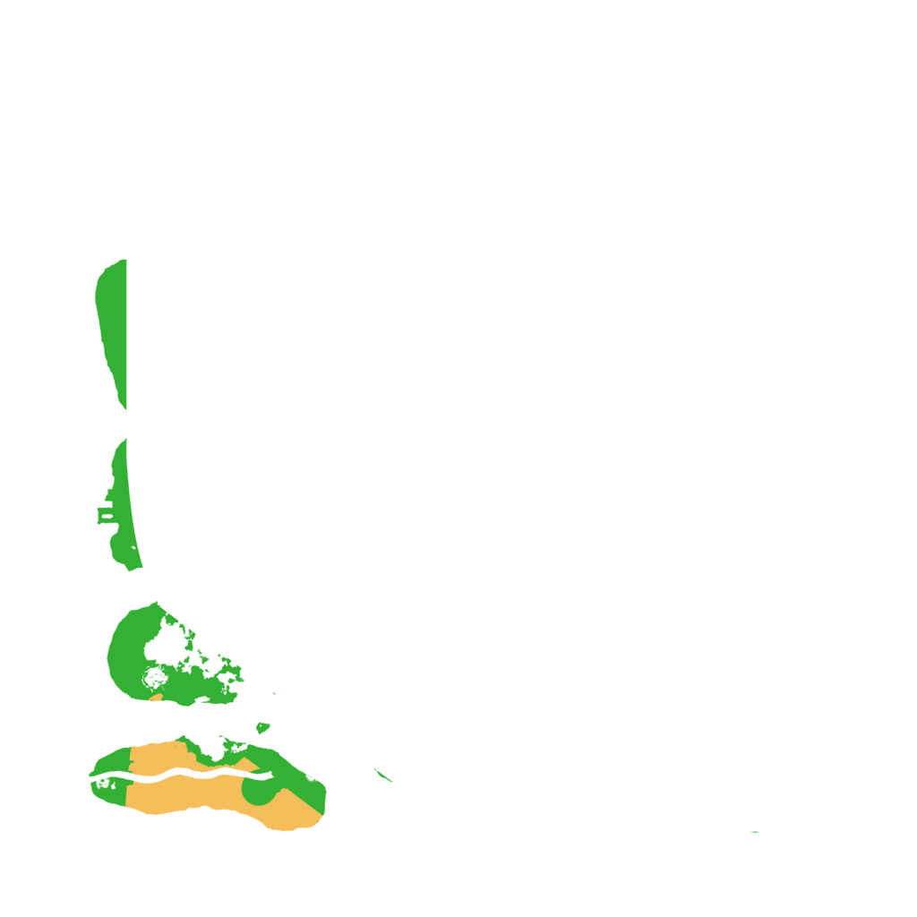 Biome Rust Map: Procedural Map, Size: 3500, Seed: 1000514