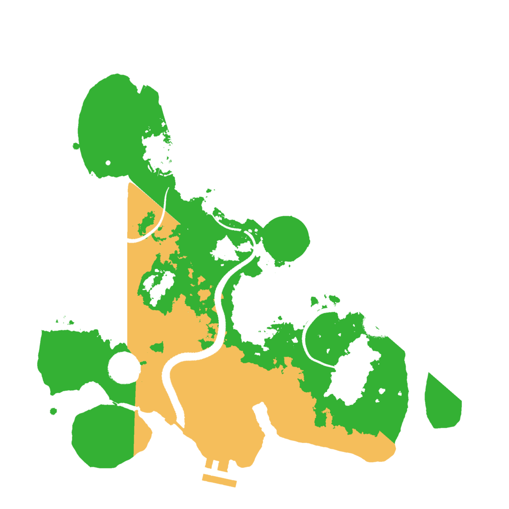 Biome Rust Map: Procedural Map, Size: 3000, Seed: 1025576472