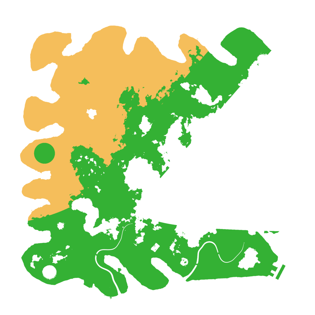 Biome Rust Map: Procedural Map, Size: 4000, Seed: 485422448