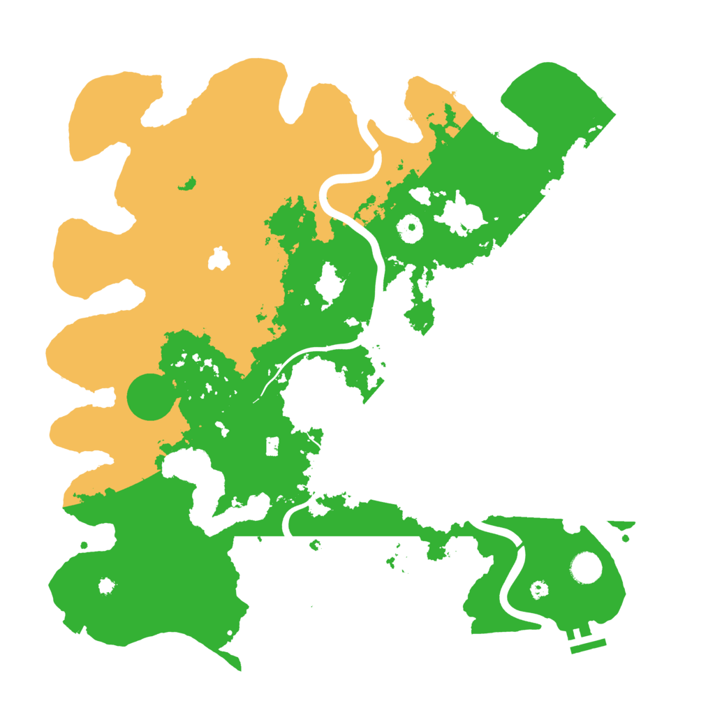 Biome Rust Map: Procedural Map, Size: 4000, Seed: 485422448