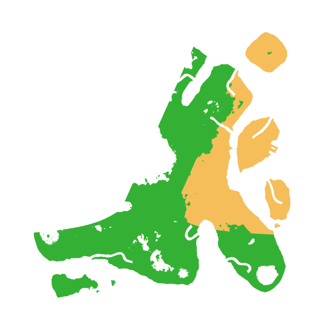 Biome Rust Map: Procedural Map, Size: 3000, Seed: 1702194280