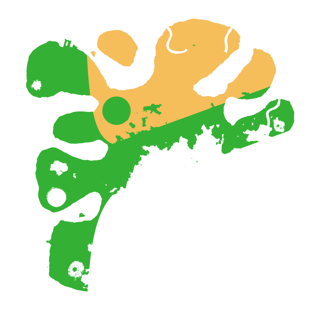 Biome Rust Map: Procedural Map, Size: 3000, Seed: 1430560843