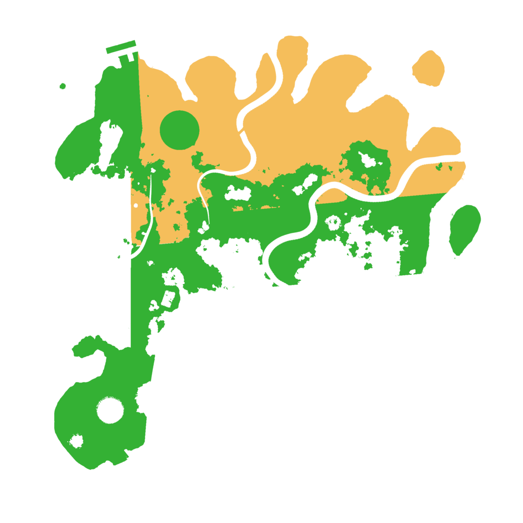 Biome Rust Map: Procedural Map, Size: 3500, Seed: 1032613372