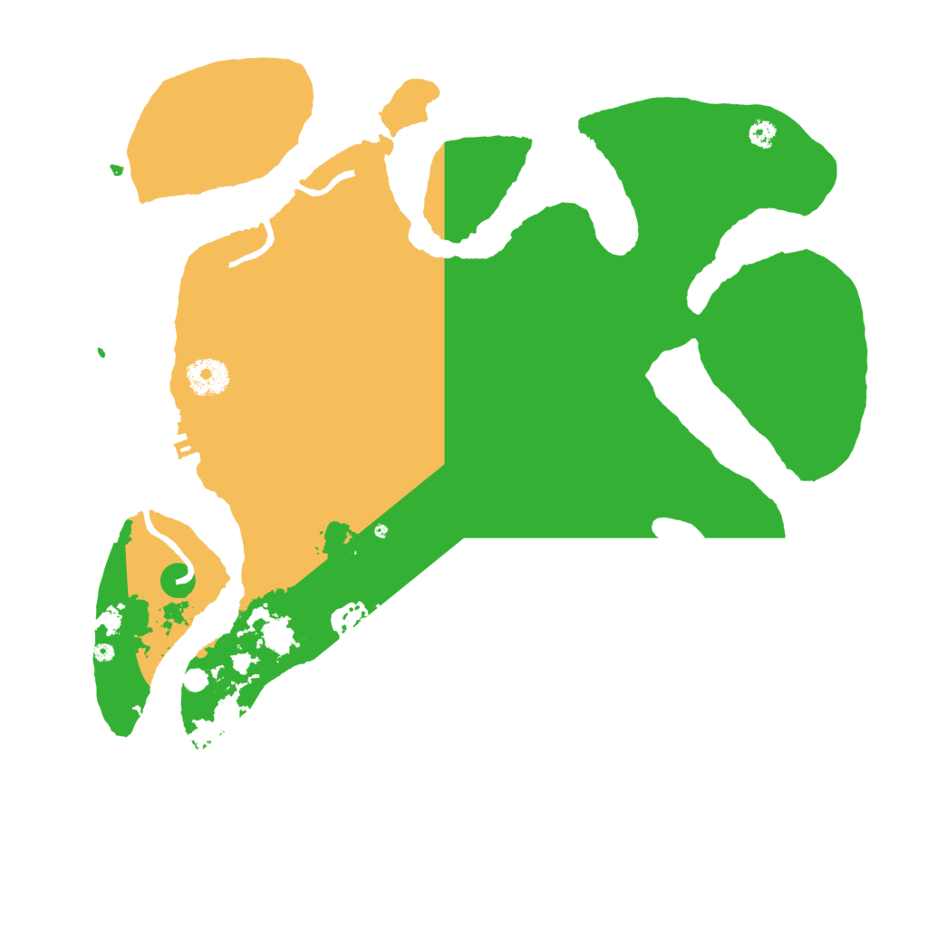 Biome Rust Map: Procedural Map, Size: 3500, Seed: 497847299