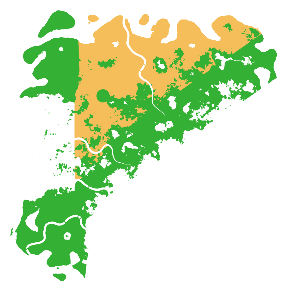 Biome Rust Map: Procedural Map, Size: 6000, Seed: 645645