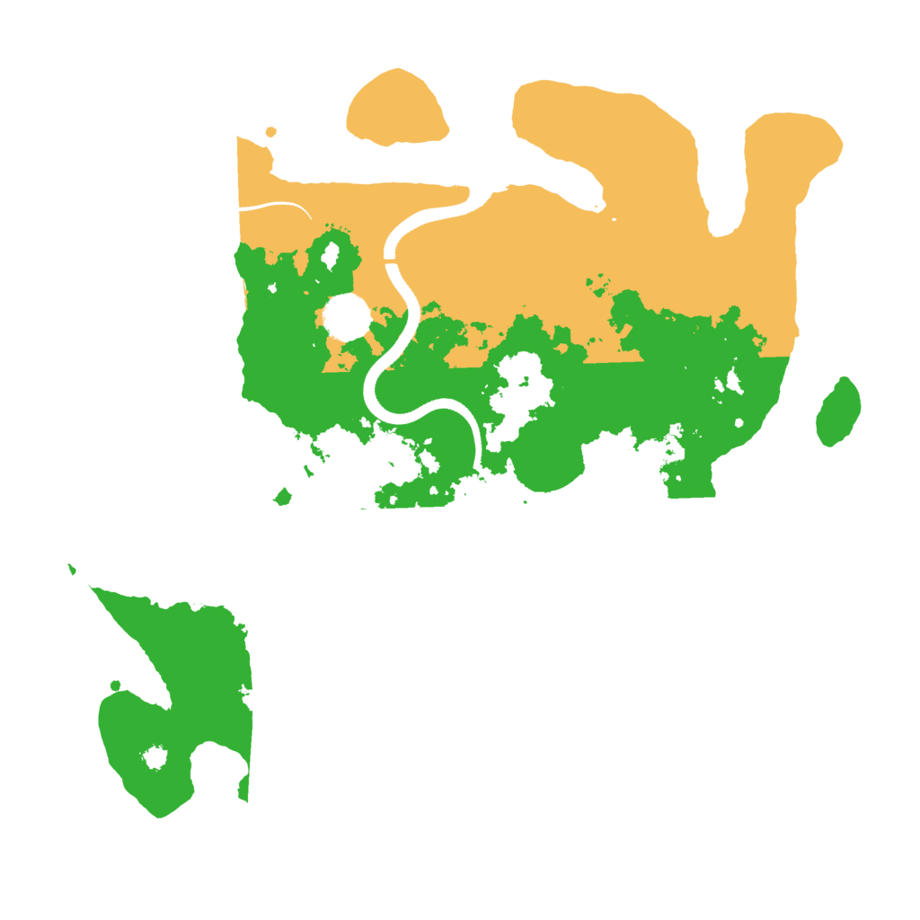 Biome Rust Map: Procedural Map, Size: 3500, Seed: 22937785