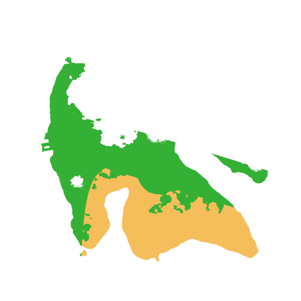 Biome Rust Map: Procedural Map, Size: 2200, Seed: 724237568