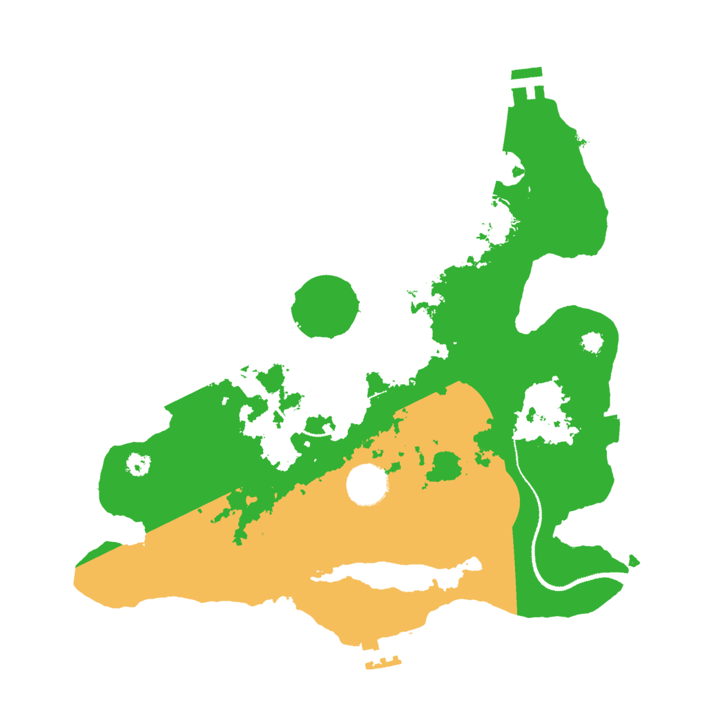 Biome Rust Map: Procedural Map, Size: 3000, Seed: 34676