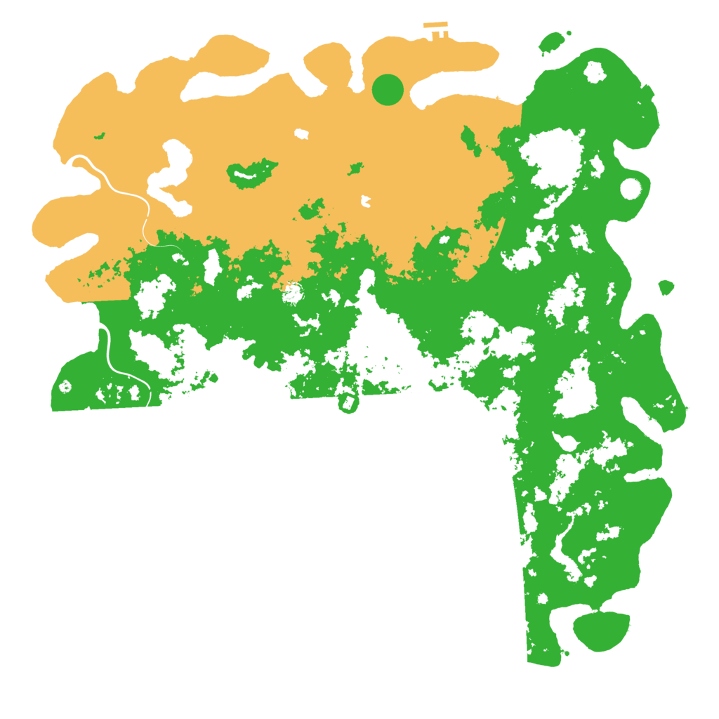 Biome Rust Map: Procedural Map, Size: 6000, Seed: 848181730