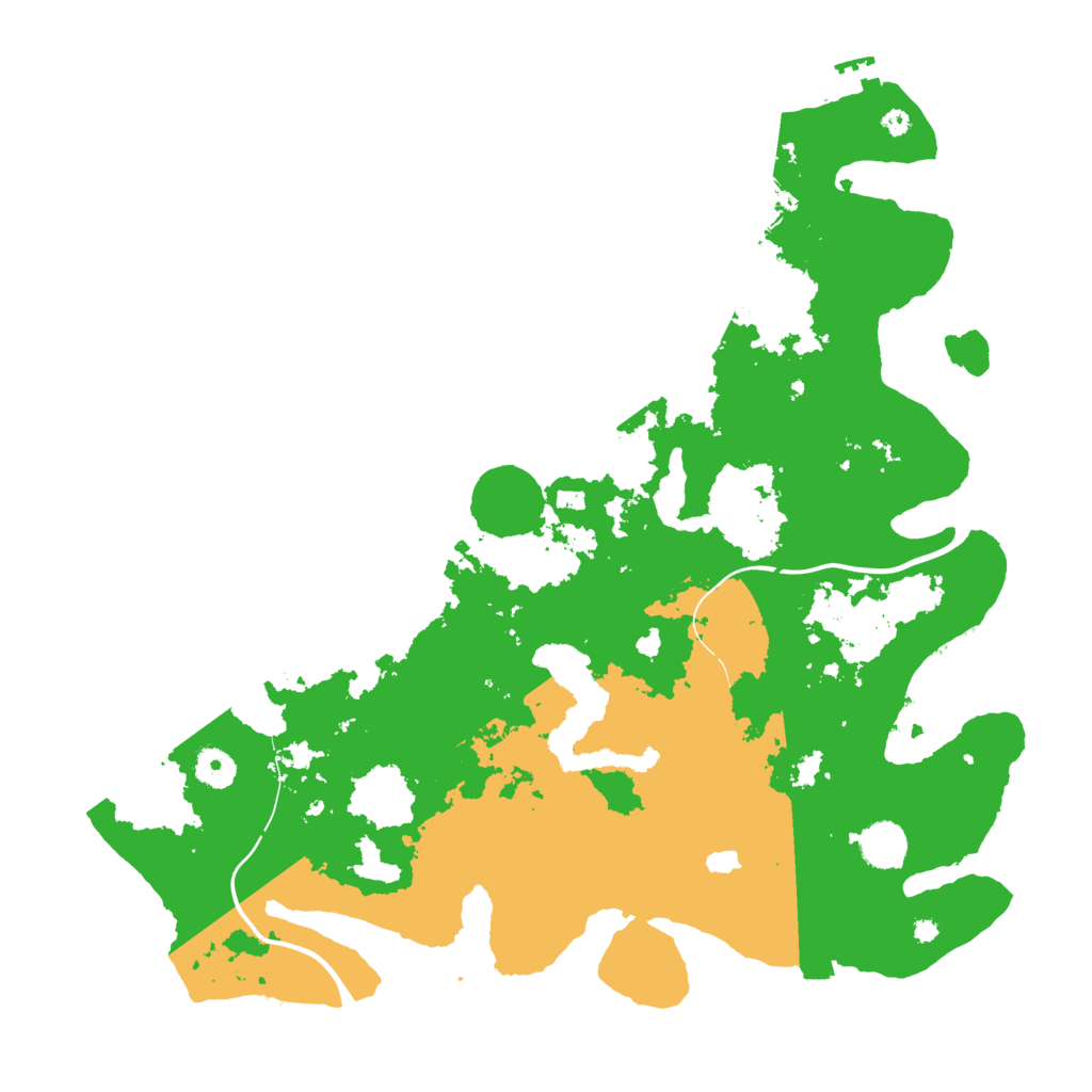 Biome Rust Map: Procedural Map, Size: 4100, Seed: 6753