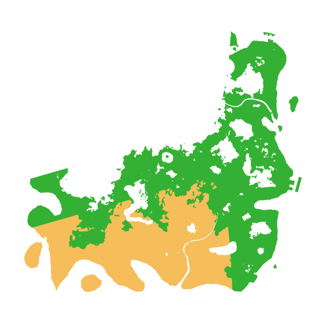 Biome Rust Map: Procedural Map, Size: 4250, Seed: 1046