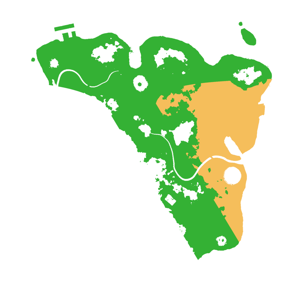Biome Rust Map: Procedural Map, Size: 3000, Seed: 1131368559