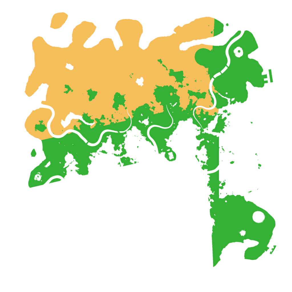 Biome Rust Map: Procedural Map, Size: 4500, Seed: 1135421991