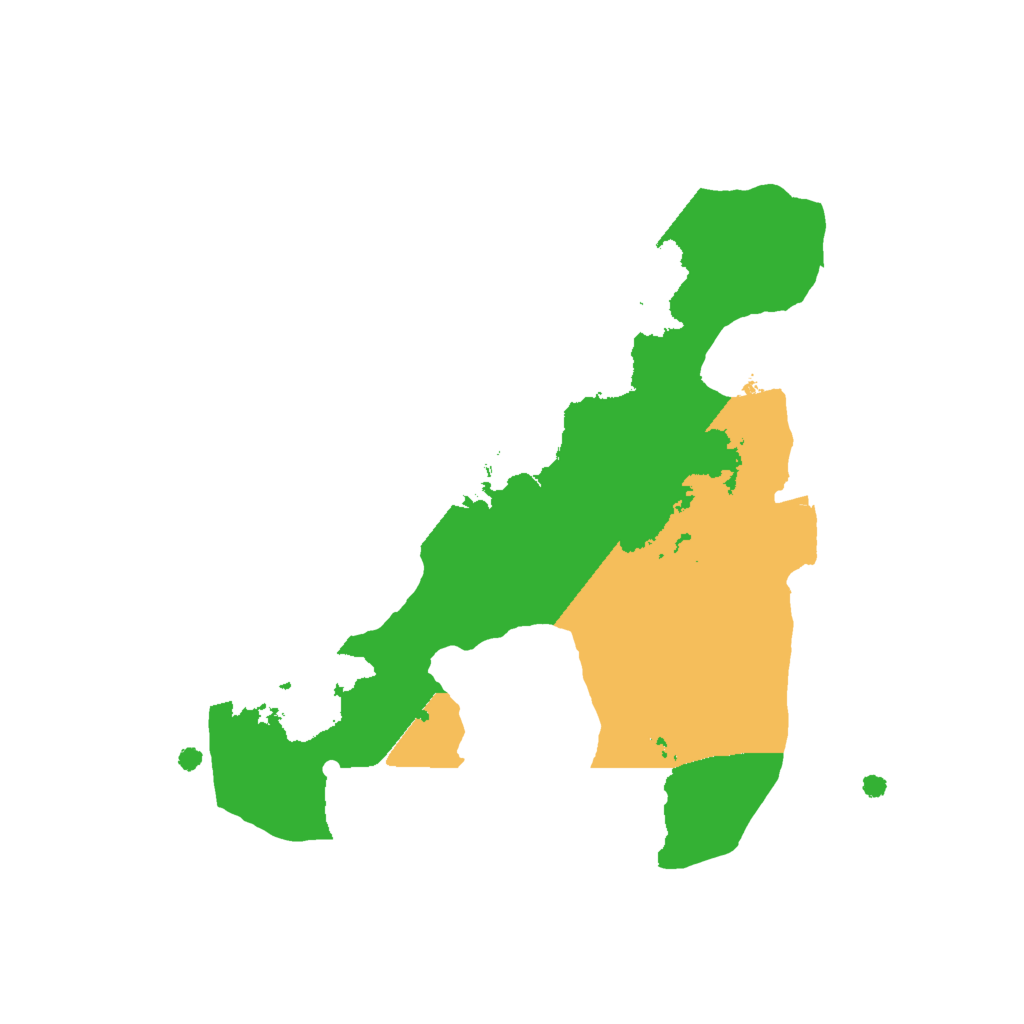 Biome Rust Map: Procedural Map, Size: 1750, Seed: 870