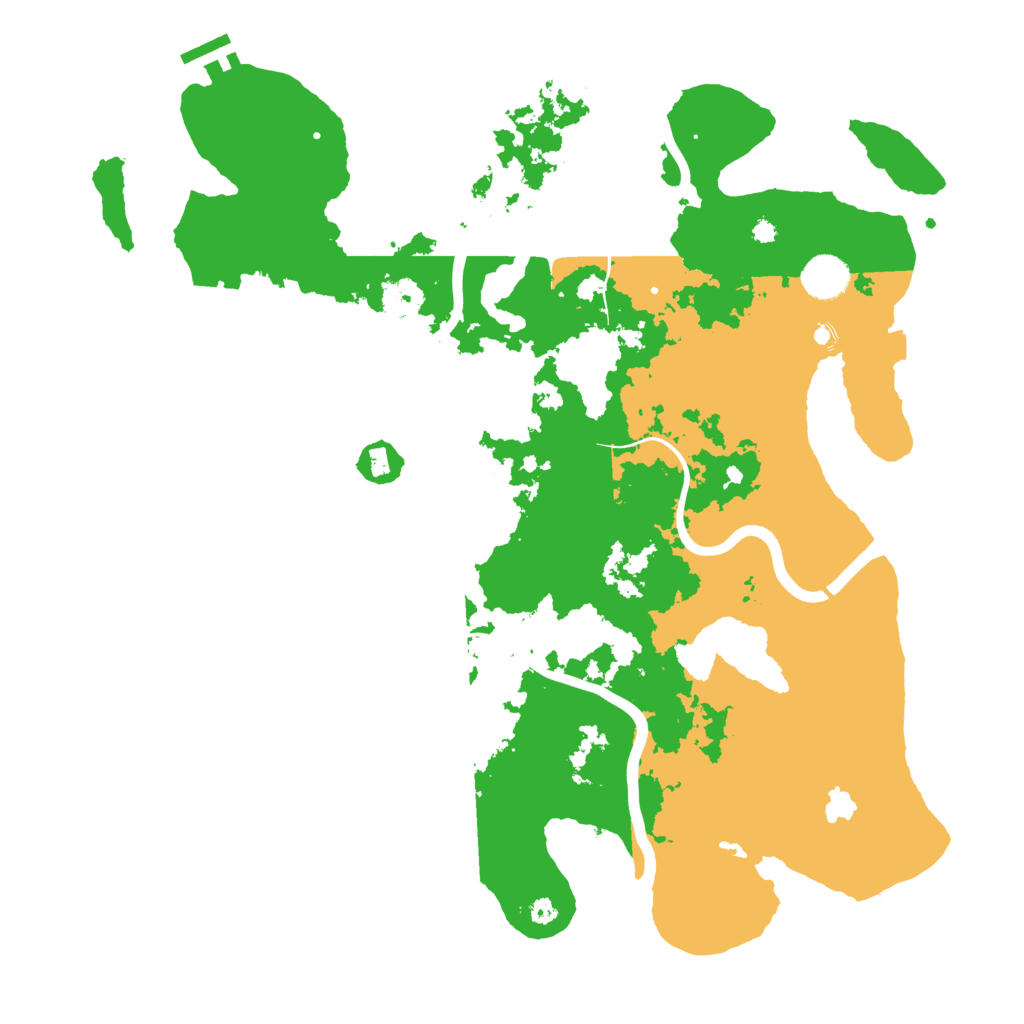 Biome Rust Map: Procedural Map, Size: 4000, Seed: 122727848