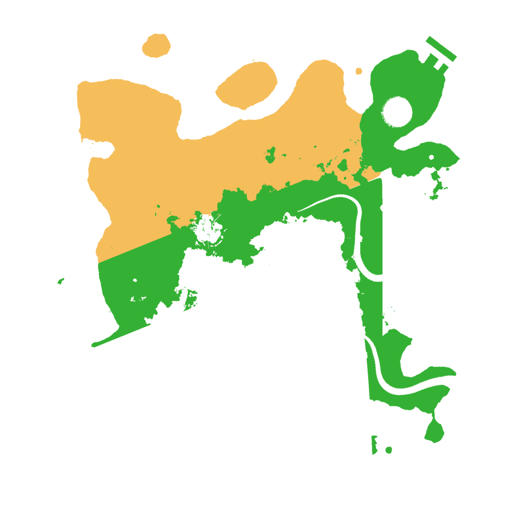 Biome Rust Map: Procedural Map, Size: 3000, Seed: 663903741