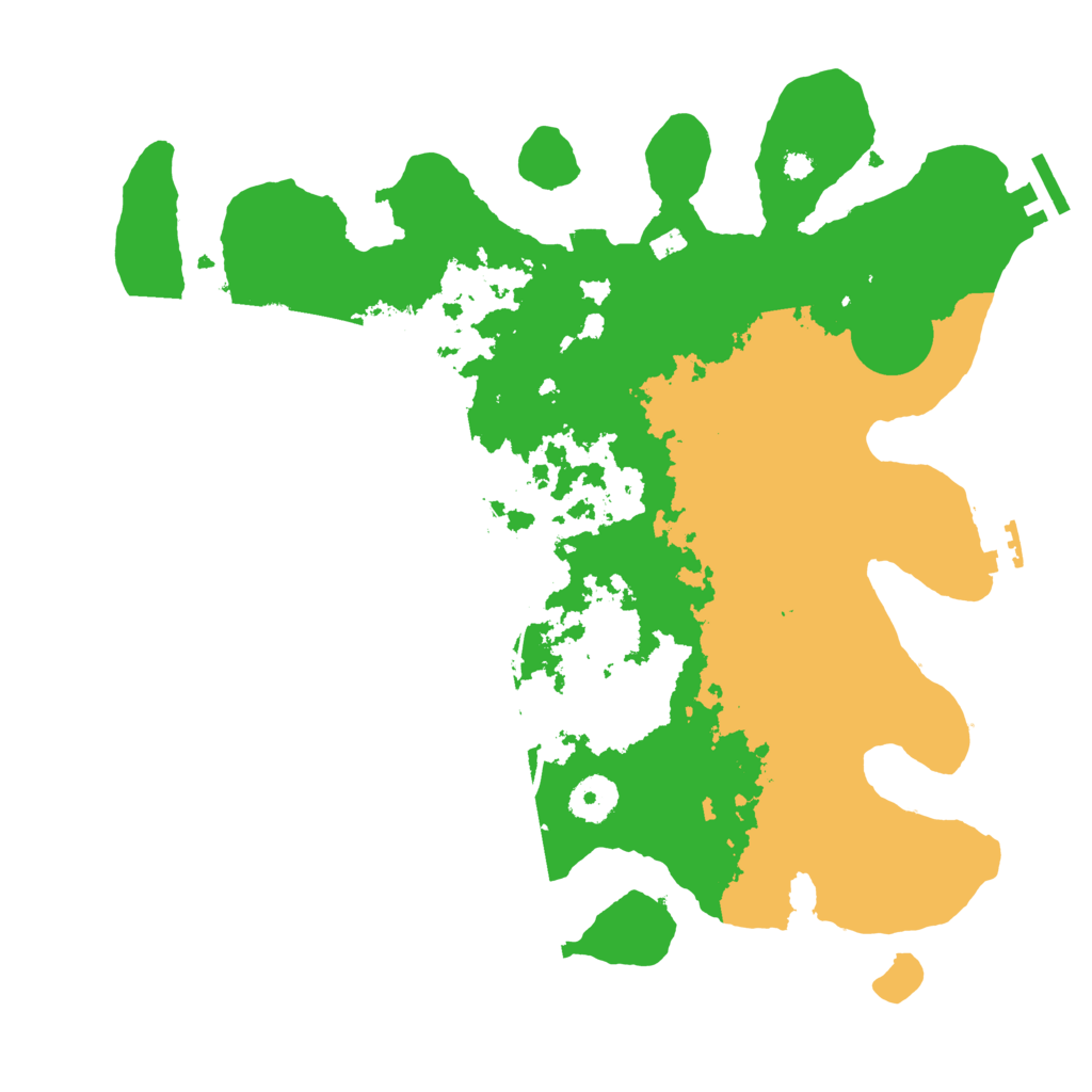 Biome Rust Map: Procedural Map, Size: 3500, Seed: 125714765
