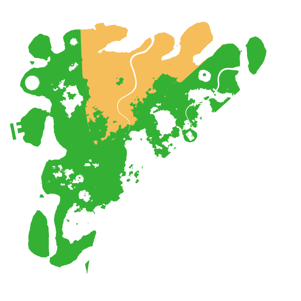 Biome Rust Map: Procedural Map, Size: 3700, Seed: 475491842