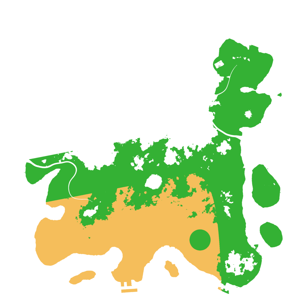 Biome Rust Map: Procedural Map, Size: 3800, Seed: 807189957