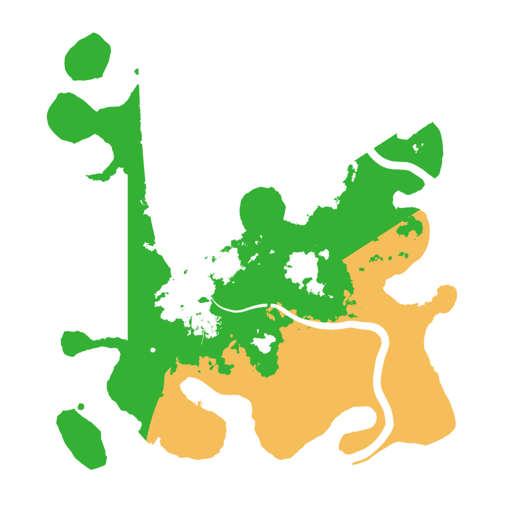 Biome Rust Map: Procedural Map, Size: 3000, Seed: 1624958