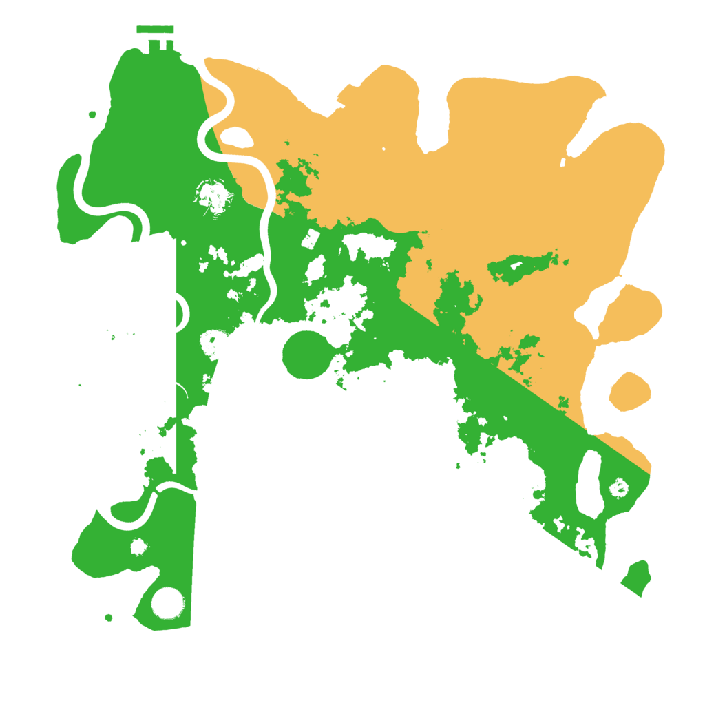 Biome Rust Map: Procedural Map, Size: 3850, Seed: 517076474