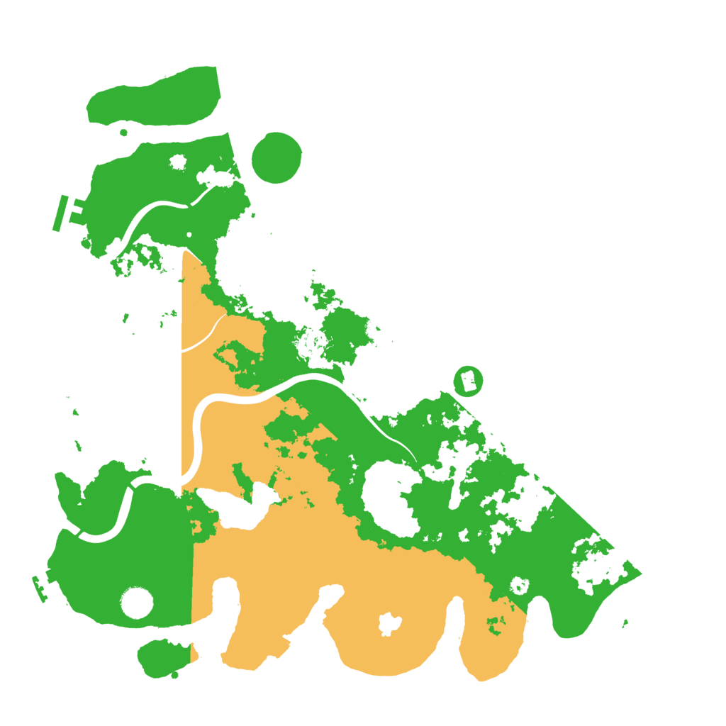 Biome Rust Map: Procedural Map, Size: 4000, Seed: 12222