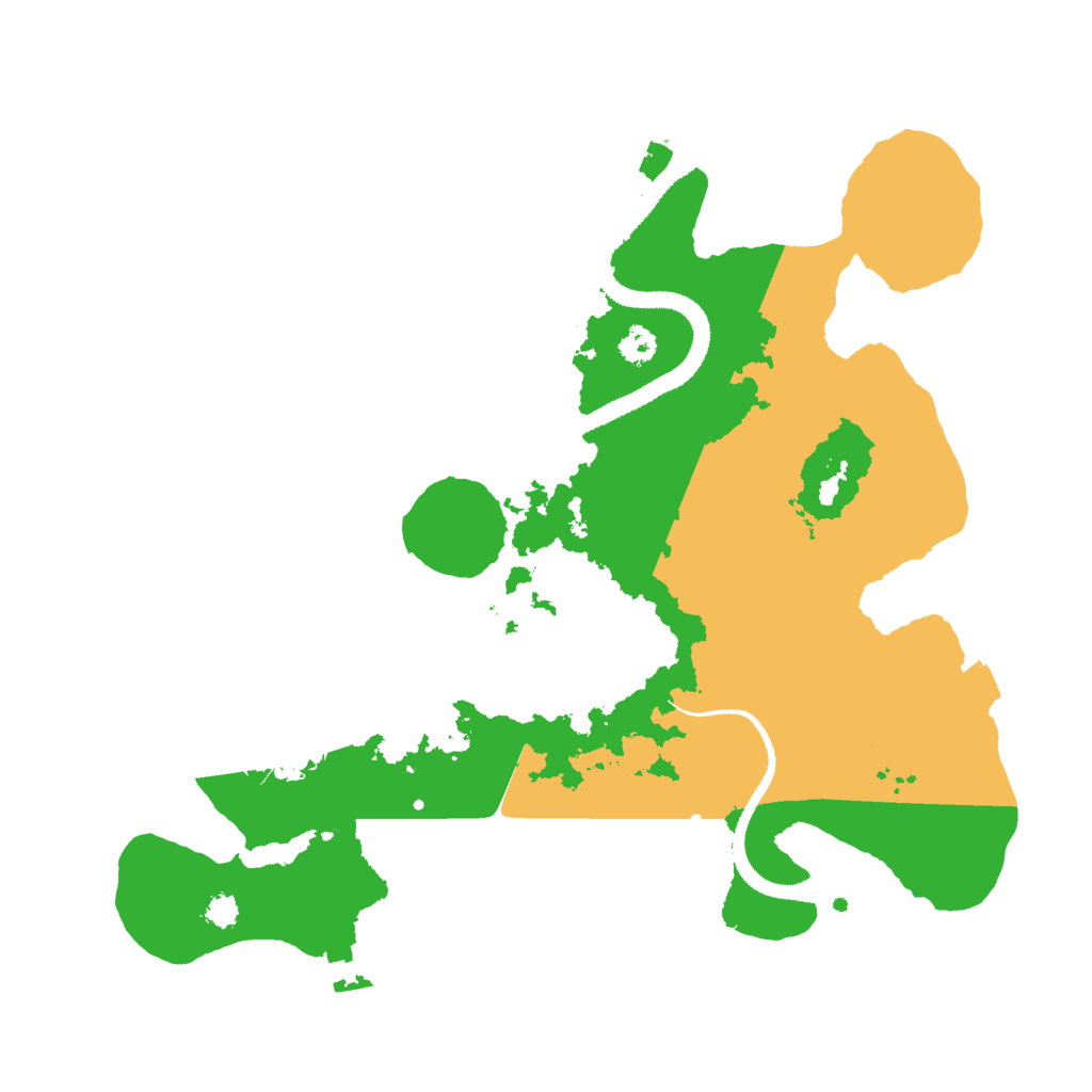 Biome Rust Map: Procedural Map, Size: 3000, Seed: 623196324