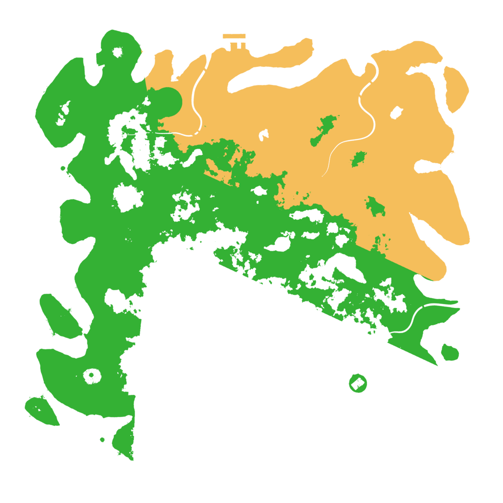 Biome Rust Map: Procedural Map, Size: 4500, Seed: 1337701