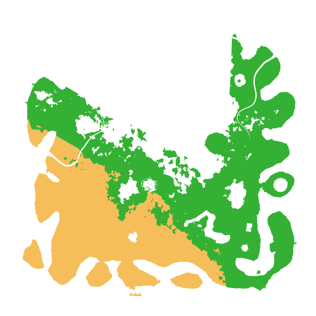 Biome Rust Map: Procedural Map, Size: 4000, Seed: 1603516354