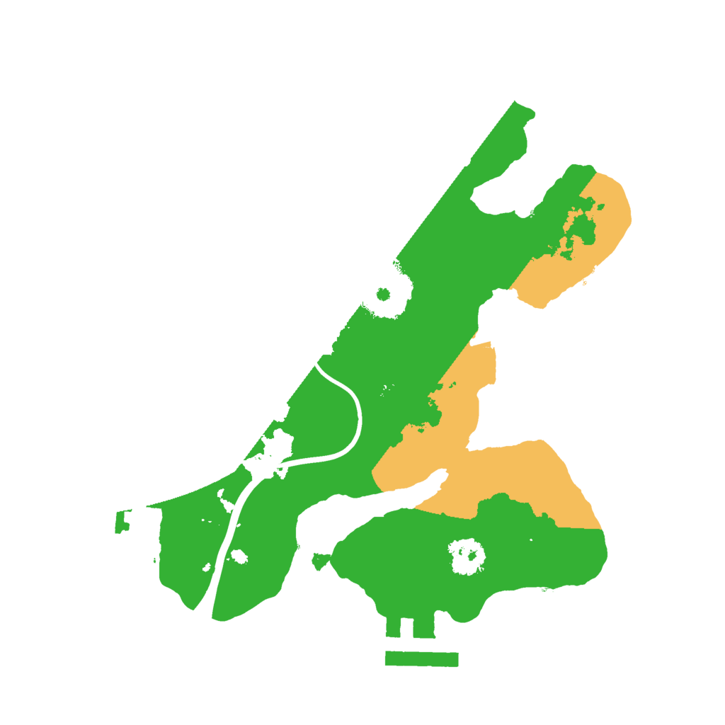 Biome Rust Map: Procedural Map, Size: 2000, Seed: 38082796