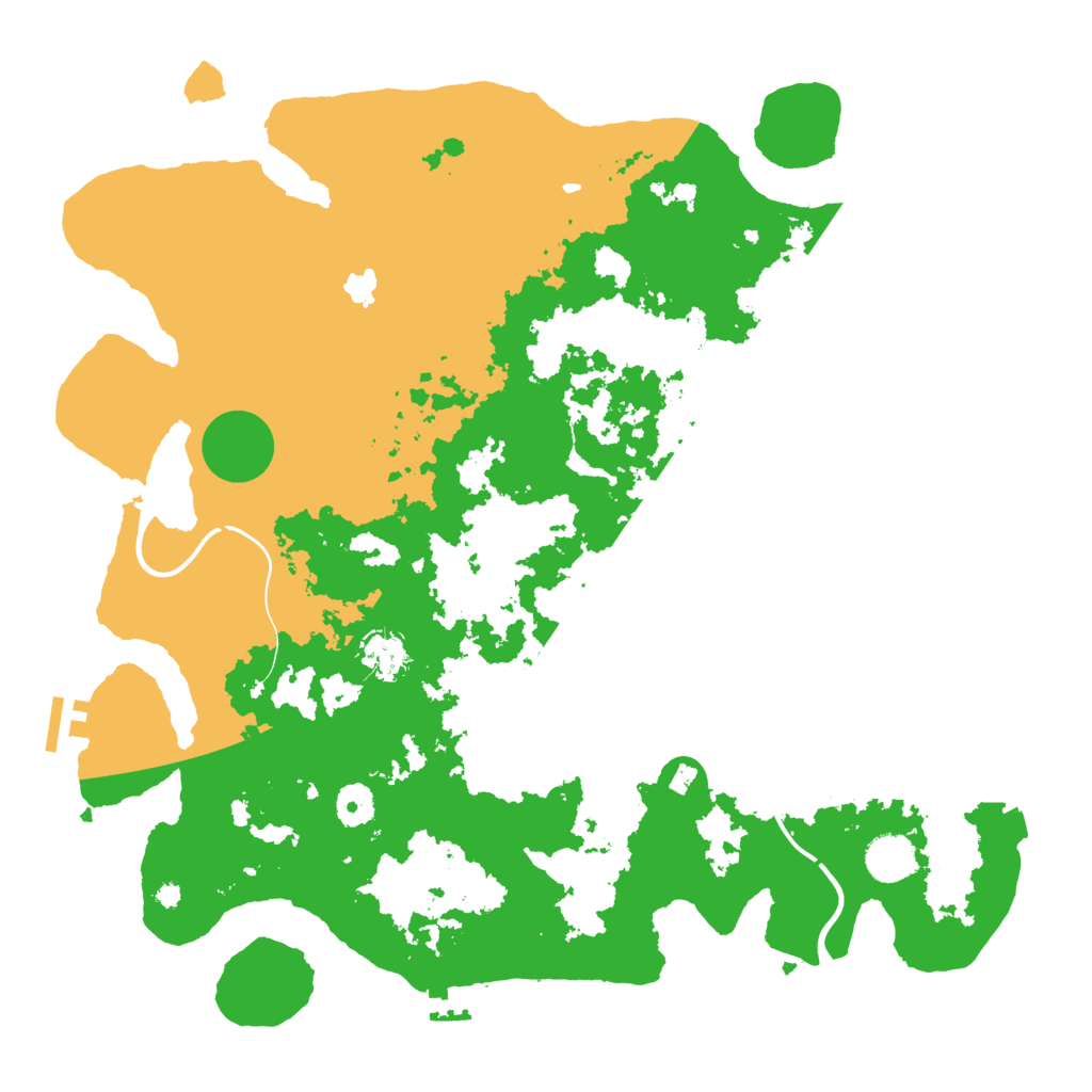 Biome Rust Map: Procedural Map, Size: 4000, Seed: 1425856232