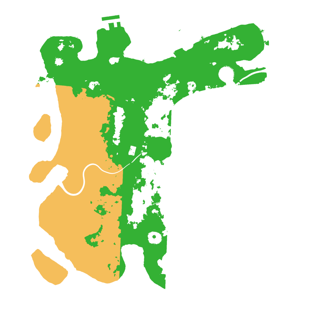 Biome Rust Map: Procedural Map, Size: 3500, Seed: 349356698