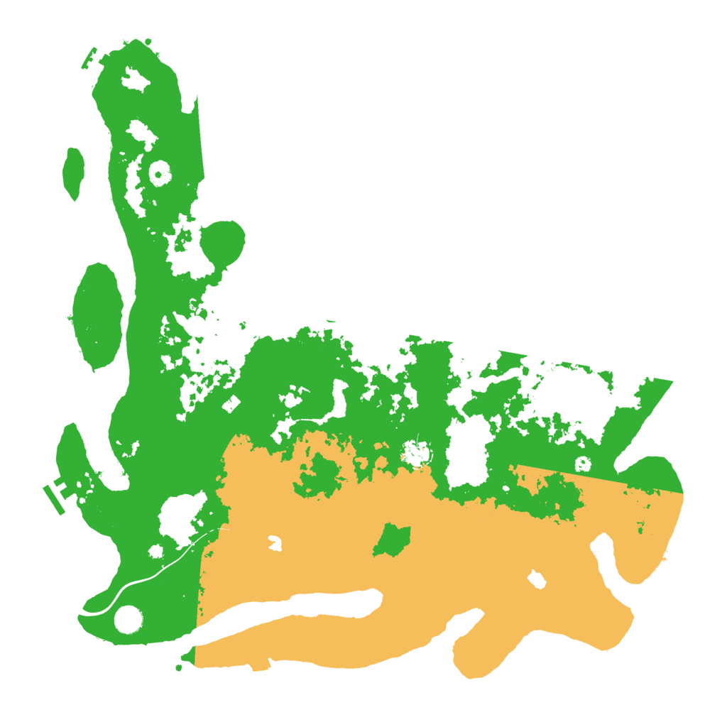 Biome Rust Map: Procedural Map, Size: 4500, Seed: 582021