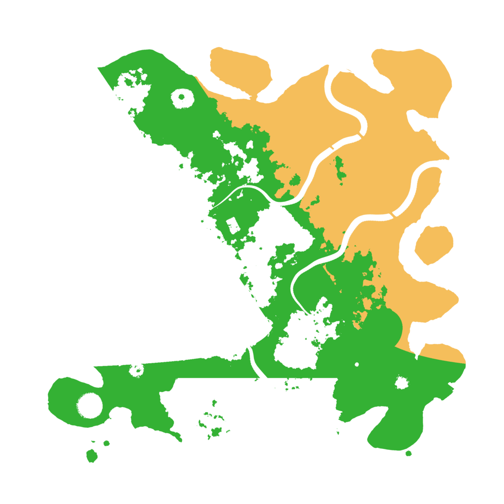 Biome Rust Map: Procedural Map, Size: 3500, Seed: 647768800