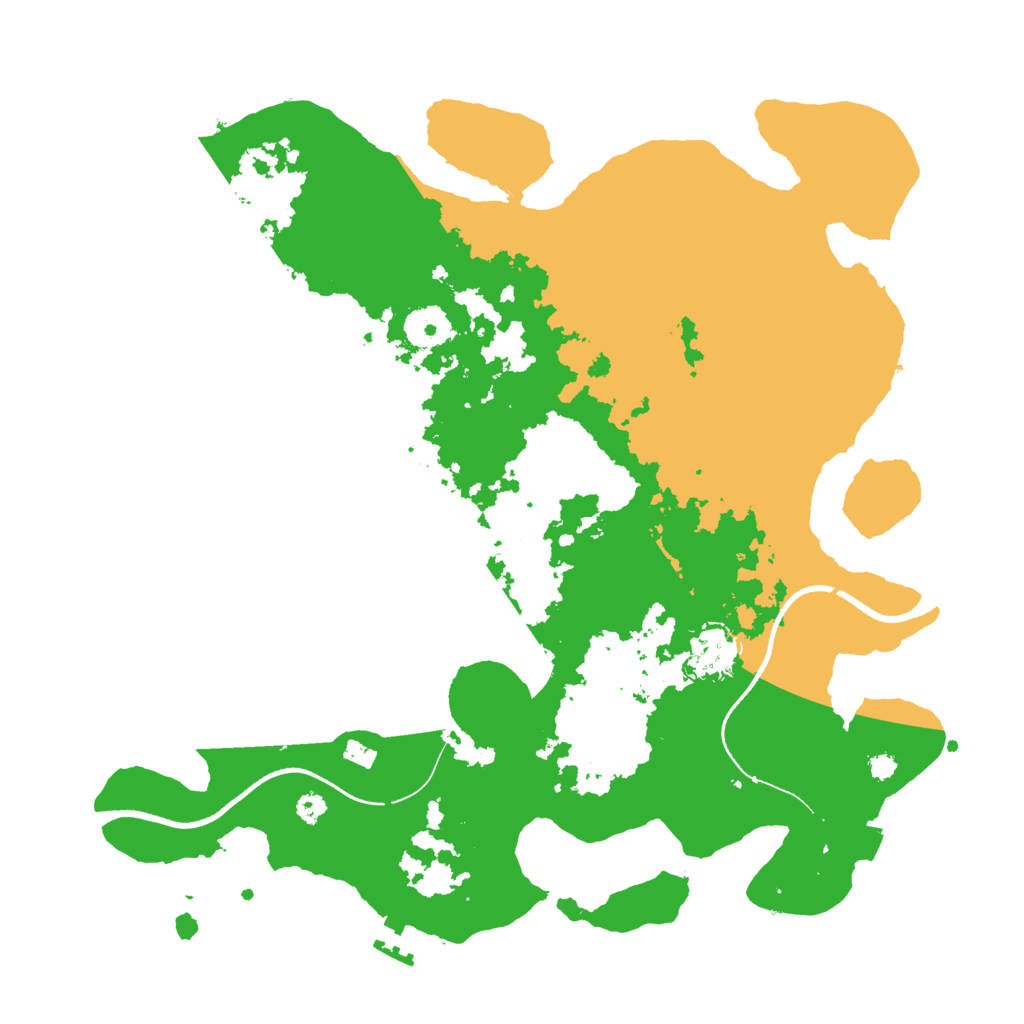Biome Rust Map: Procedural Map, Size: 3500, Seed: 647768800
