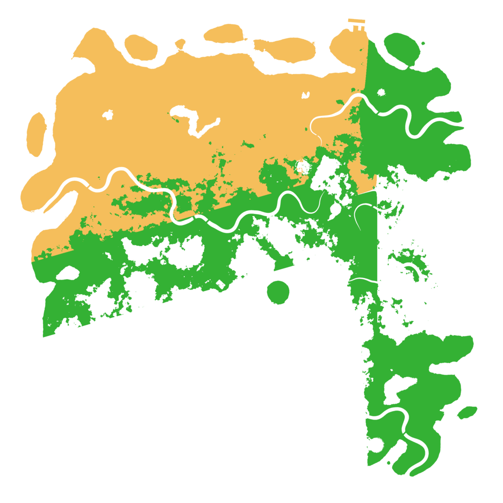 Biome Rust Map: Procedural Map, Size: 6000, Seed: 579
