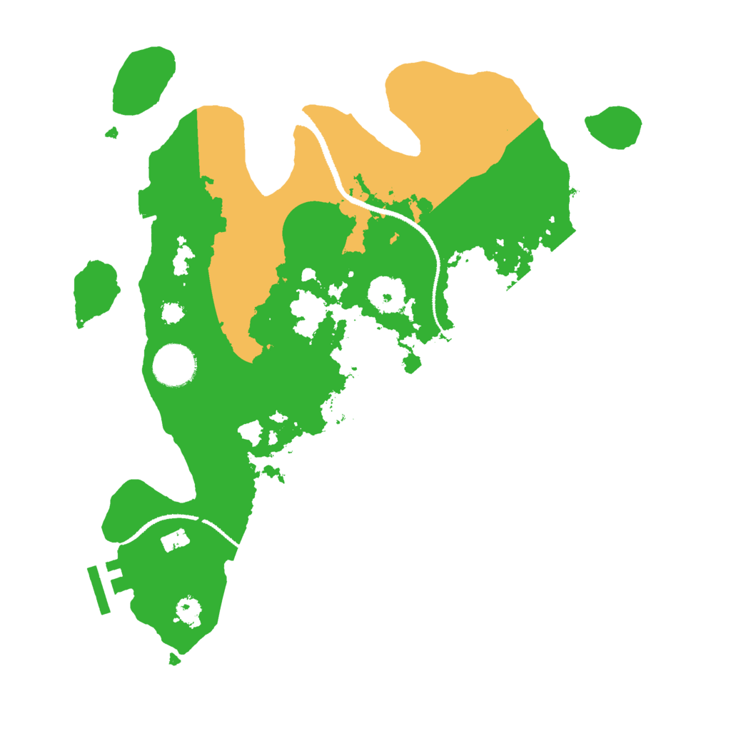 Biome Rust Map: Procedural Map, Size: 3000, Seed: 1311209789