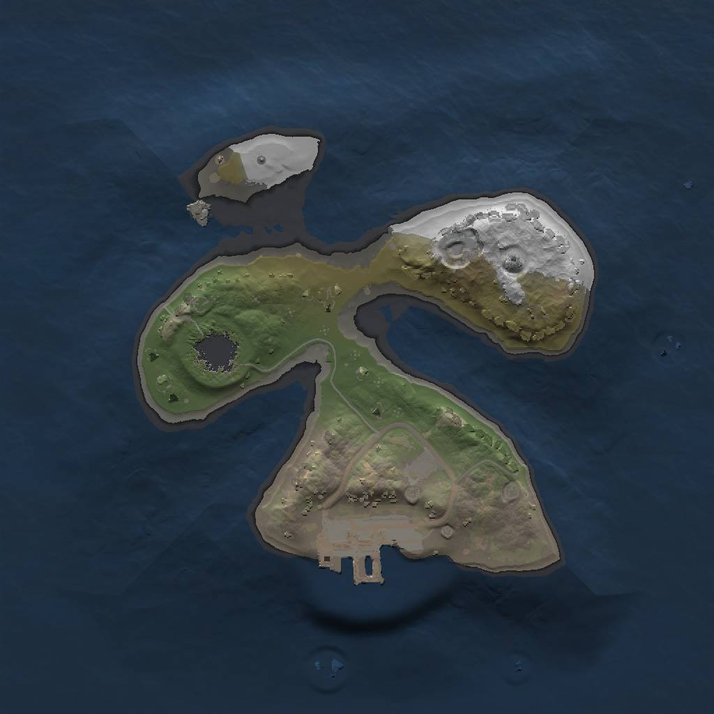 Rust Map: Procedural Map, Size: 1500, Seed: 512655511, 7 Monuments