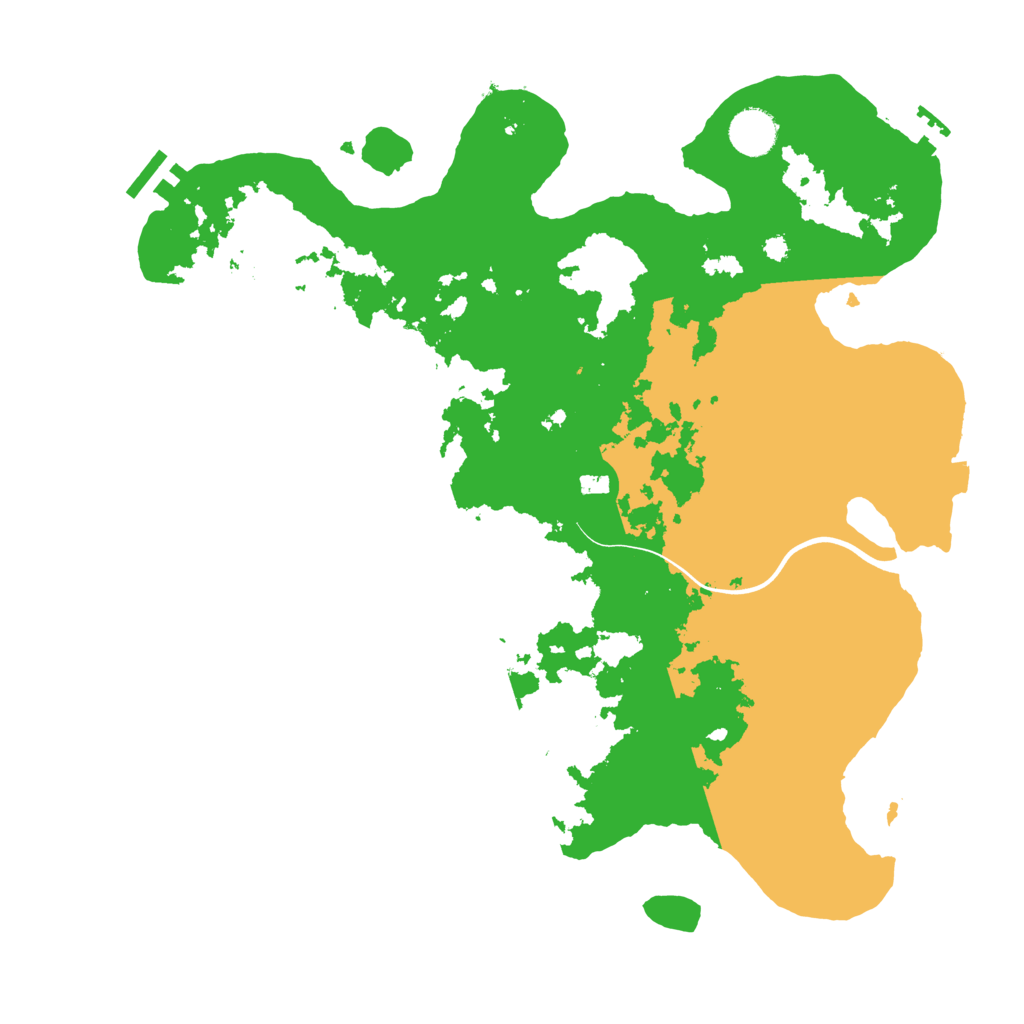Biome Rust Map: Procedural Map, Size: 3800, Seed: 17667878