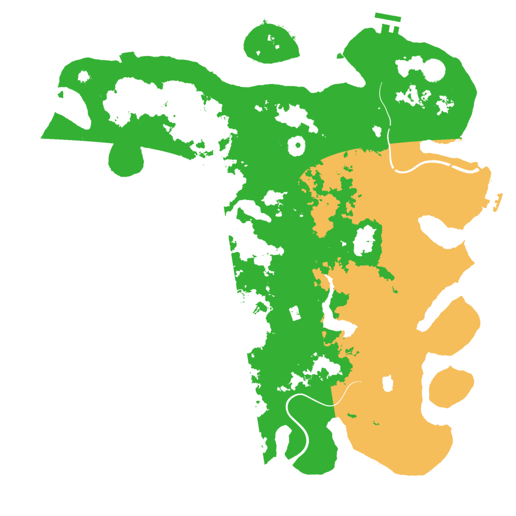 Biome Rust Map: Procedural Map, Size: 4000, Seed: 7724