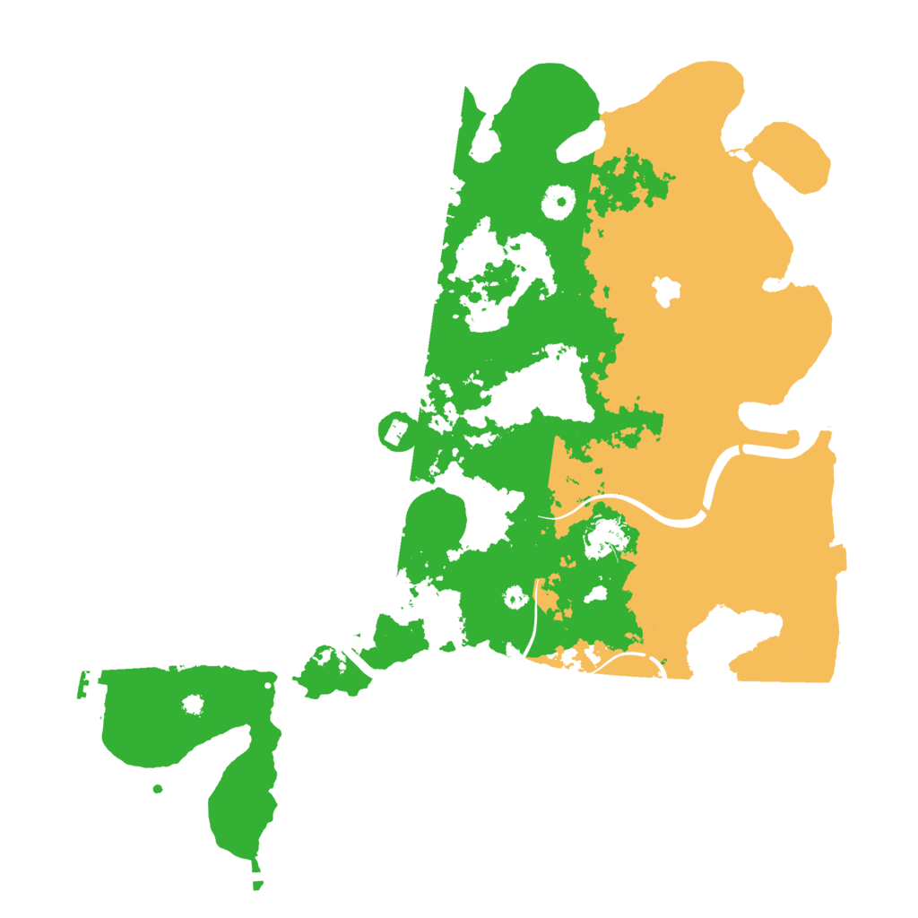 Biome Rust Map: Procedural Map, Size: 4000, Seed: 145076490